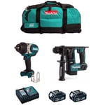 Kit MK215 (DTW1002 DHR171 2 x 5,0 Ah DC18RC LXT600) - Makita