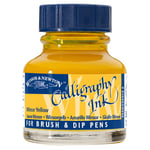 Winsor & Newton Calligraphy Ink, Transparent 30 ml Winsor Yellow 730