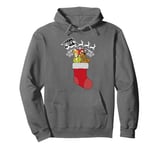 Christmas Scooby Doo Shaggy Stocking Reindeer Mystery Van Pullover Hoodie