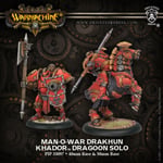 Khador Cav Solo Man O War Drakhun (2 models)  PLASTIC