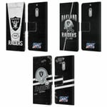 Nfl 2019/20 Oakland Raiders Leather Book Wallet Case For Microsoft Nokia Phones