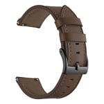 20 22MM Rannekoru Nahkahihna Huawei Watch GT 3 2 GT3 GT2 Pro 46mm 42mm Honor Magic Älykello Ranneke Rannekoru Nahka Ruskea Leather Brown Leather Br...