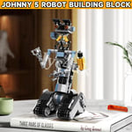 Johnny 5 Robot Model Building Bricks Toy Short Open Circuit Figures Blocks Set