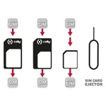 CELLY SIMKITAD - adaptersett for SIM-kort