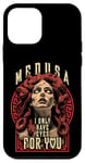 iPhone 12 mini Valentine's Day Medusa Woman I Only Have Eyes For You Heart Case