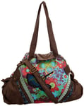 Desigual Matty Kaitlin, Sac à main - Rouge/marron/bleu, Textile