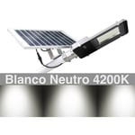 Réverbère solaire 2500 Lumens 200W panneau réglable 4200K panneau lithium-ion extérieur 25W lampadaire led solaire - Jandei