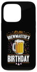 Coque pour iPhone 13 Pro Accessoire de fête d'anniversaire « It's This Brewmaster's Birthday Beer »