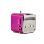 Mini Bluetooth-kaiutin selkeä ääni 4 painiketta Suunnittelu Näyttö FM-radio Langaton Kannettava Bluetooth-kaiutin Rose Red Bluetooth-versio