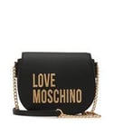 LOVE MOSCHINO GOLD LETTERING Mini shoulder bag