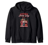 Harris Walz 2024 Inauguration 1st Woman We're Not Going Back Zip Hoodie