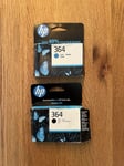 2x HP 364 Black & Cyan Ink Cartridges CB316EE Genuine Original - Brand New