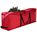 Sac de Sapin NoëL Tissu Oxford Rangement Pliable pour DéCoration Ranger les Ustensiles Rectangle Rouge