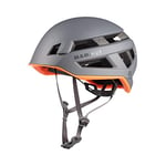 Mammut Crag Sender Helmet Lightweight Climbing Helmet with Kevlar Reinforcements, Titanium, 52-57 cm