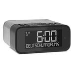 TechniSat DIGITRADIO 52 BT – Radio-réveil Dab (Radio Horloge, réveil, Dab+, FM, Fonction Snooze, minuterie de Veille, écran réglable, réception Bluetooth, Haut-Parleur de 3 Watts RMS)