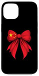 iPhone 13 China Flag Chinese Pride Coquette Ribbon Case