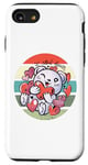 Coque pour iPhone SE (2020) / 7 / 8 Ours en peluche coeurs amour adorable dessin animé mignon