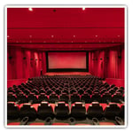 2 x Square Stickers 7.5 cm - Cinema Seating Movie Theatre Film  #44616