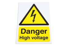 Danger High Voltage Sign | 6642 Laser New