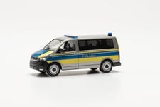 Herpa Maquette Voiture VW T 6.1 Bus Police de Basse-Saxe, echelle 1/87, Model Allemand, pièce de Collection, Figurine Plastique