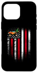 iPhone 16 Pro Max Merry Christmas USA American Flag Patriotic Monster Truck Case