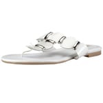 Buffalo Patent Leather 309-9152 Sandales Tendance pour Femme, Blanc, 37 EU