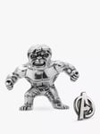 Royal Selangor Mini Hulk Figurine and Avengers Insignia Lapel Pin