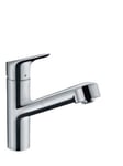 Hansgrohe Focus M43 køkkenarmatur 150 med udtrækstud, 1jet, krom