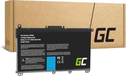 Green Cell® Batterie HT03XL pour HP 14-CK0203NG 14-CK1203NG 14-CM0200NG 15-DA0001NG 15-DA0003NG 15-DA0308NG 15-DB0003NG 15-DB0200NG 17-BY0012NG 17-BY0205NG 17-CA0200NG 17-CA0204NG (3400 mAh 11.55V)