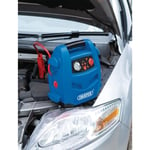 Draper 70533 12V 800A Power Pack Battery Charger Jump Starter & Air compressor