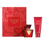 GUESS Seductive Red Coffret Cadeau pour Femme – Eau de Toilette 75ml, Lotion pour le Corps 100ml – Parfum Gourmand et Sensuel, Longue Durée