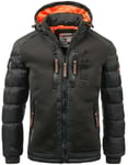 Veste D'hiver Pour Homme Geographical Norway Beachwood Noir: Xl