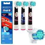 Braun Oral-B Kids DISNEY PIXAR CARS Replacement Brush Heads Refills Pack of 3 