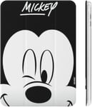 Disney Mickey Mouse Ipad 2020 (10.2in) Étui Avec Porte-Stylo Antichoc Mise En Veille/Réveil Automatique Trifold Housse De Protection Transparente Pour Tablette