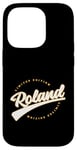 Coque pour iPhone 14 Pro Funny Personalized First Name Design for Roland