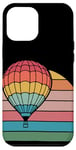 iPhone 12 Pro Max Hot Air Balloon Retro Vintage Sunset Hot Air Balloon Case