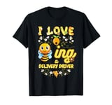 I Love Beeing A Delivery Driver Bee Lover Job Profession T-Shirt