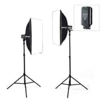 Studioblixt D-Lite RX ONE DUAL Softbox Set, 2st blixtar + tillbehör