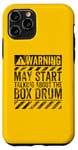 iPhone 11 Pro Funny Warning Sign May Start Talking About Box Drum Case