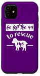 iPhone 11 Christian Quote Left 99 Rescue Me Sheep Shepherd Bible Story Case