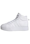 adidas Women's vada 2.0 Platform Mid Sneaker, FTWR White/FTWR White/Chalk White, 4