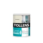 Tollens Peinture Cuisine Et Salle De Bain - Ultra Résistante Pour Murs, Boiseries, Radiateurs - Lin Blanchi - 0,75L = 9m2