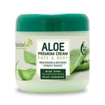 Tabaibaloe Premium Cream Face and Body Greenish white Aloe Vera 300 millilitre