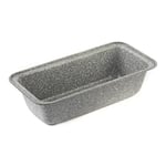 Salter Marblestone Moule à Pain et à Gâteau Rectangulaire 27cm, Surface Anti-adhésive Pour un Démoulage et Nettoyage Facile, Acier Au Carbone, Sans PFOA, Passe au four jusqu'à 220 degrés,BW02776G