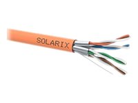 Solarix - Bulkkabel - 500 M - 7.6 Mm - Stp - Cat 6A - Ieee 802.3Af/Ieee 802.3At/Ieee 802.3Bt - Halogenfri - Orange, Ral 2003