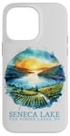 iPhone 14 Pro Max Seneca Lake Sunset Vineyard Finger Lakes NY Nostalgic Art Case