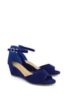 'Lottie' Peeptoe Mid Wedge Heel Sandals