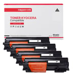 NOPAN-INK - x4 Toners - TK17 (Noir) - Compatible pour Kyocera FS-1000 Kyocera FS-1000 Arztdrucker Kyocera FS-1000 N Kyocera FS-1000 Plus Kyocera FS-1000 Plus N Kyocera FS-1000 Plus PS Kyocera FS-1000