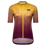 Gorewear Maillot de Cyclisme Respirant pour Femme, Rain Camo, évacuation rapide de l'humidité, avec Poches, Maillot de Cyclisme à Manches courtes