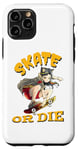 iPhone 11 Pro Skate or Die - Cool Anime Skateboarding Girl Case